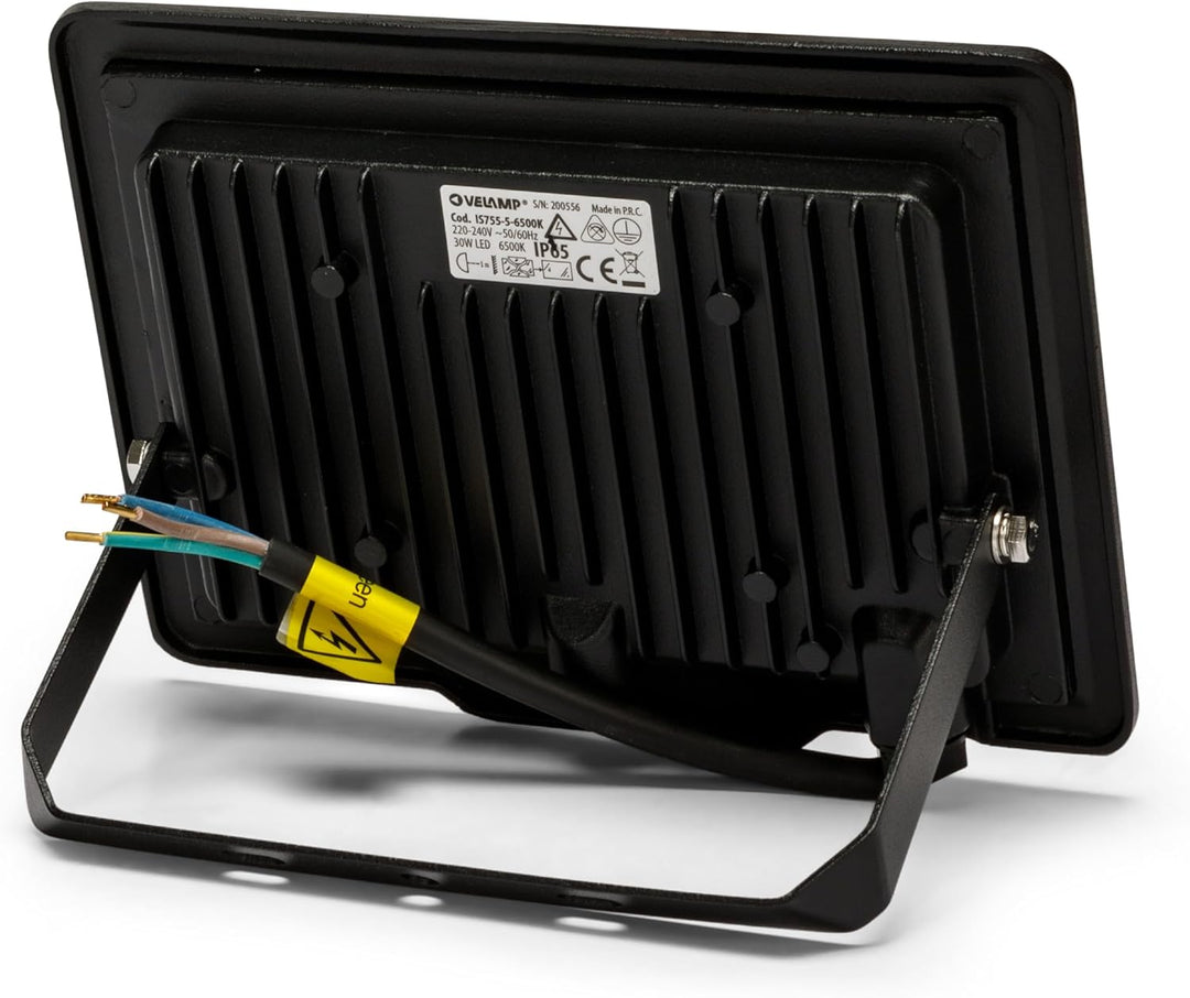 Velamp PADLIGHT5, SMD LED-Strahler, 30W IP65, schwarz 4000K, 30W