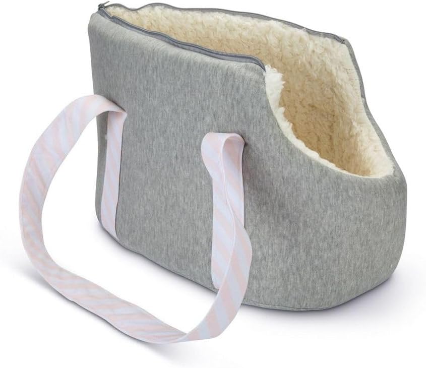 Designed by Lotte Beeztees Tragetasche für Welpen, 45 x 24 x 26 cm, Grau