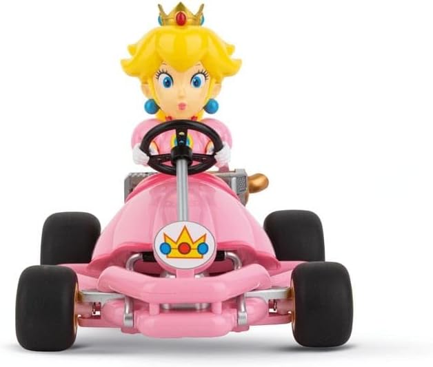 Carrera - 370200986P RC I Mario Kart I Pipe Kart Peach 24GHz Original Lizenz-Kart für spannende Renn