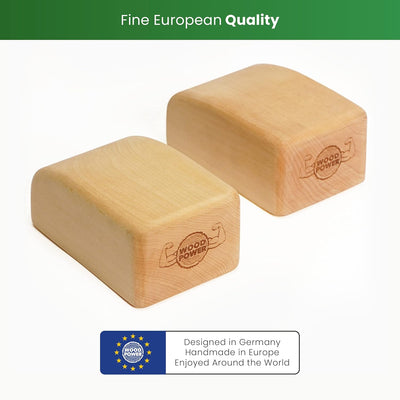 WOODPOWER BalanceBlocks - I Handstand-Klötze & Yoga Block in einem - unterstütze Deine Handgelenke b