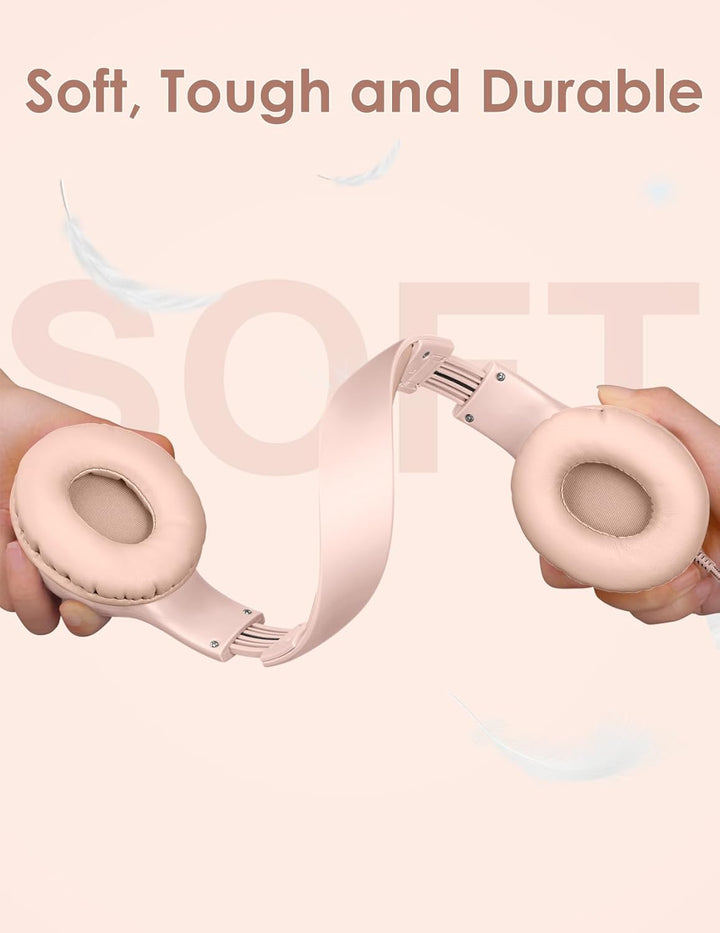 Kopfhörer Kinder, Kinder Kopfhörer mit Kabel, 85/94dB Lautstärkegrenze, HD-Stereoton, Sharing-Funkti