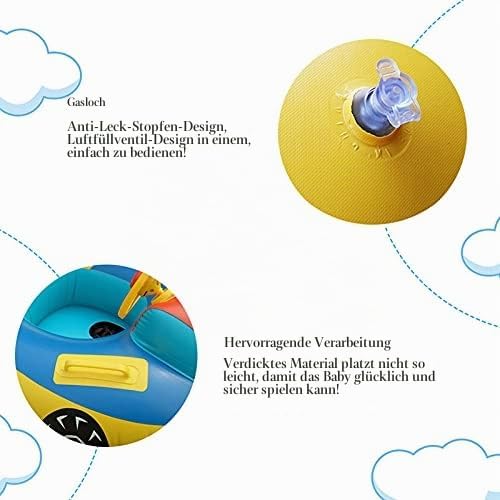 Kinder Aufblasbarer Schwimmring Pool Float Sitz Boot Nettes Auto Baby Floatie Sicherer Sitz Schwimme