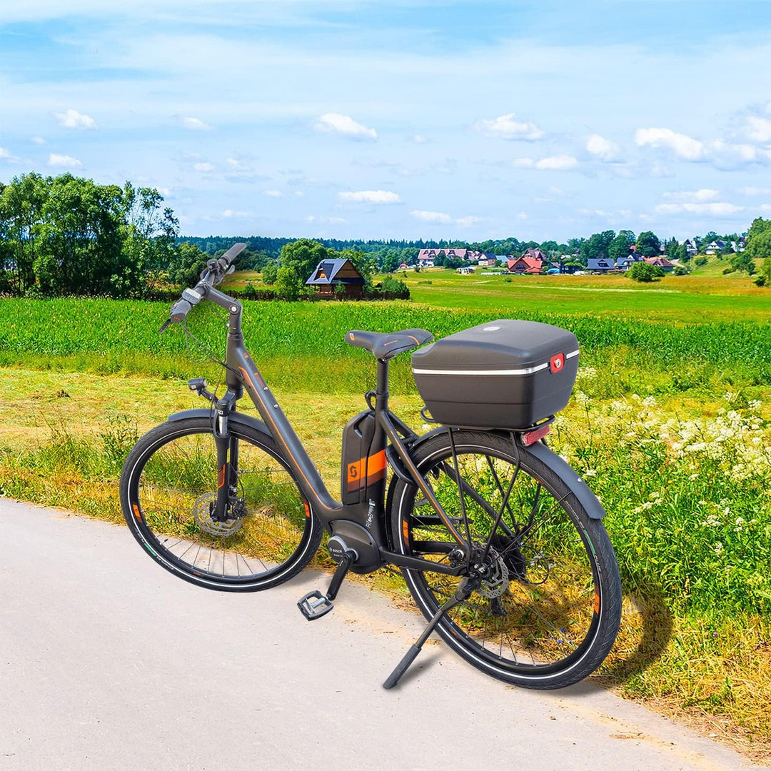 Westmark Fahrrad-Set: 1 Radkoffer für alle Gepäckträger + 2 Trinkflaschen je 0,55 Liter, Kunststoff/