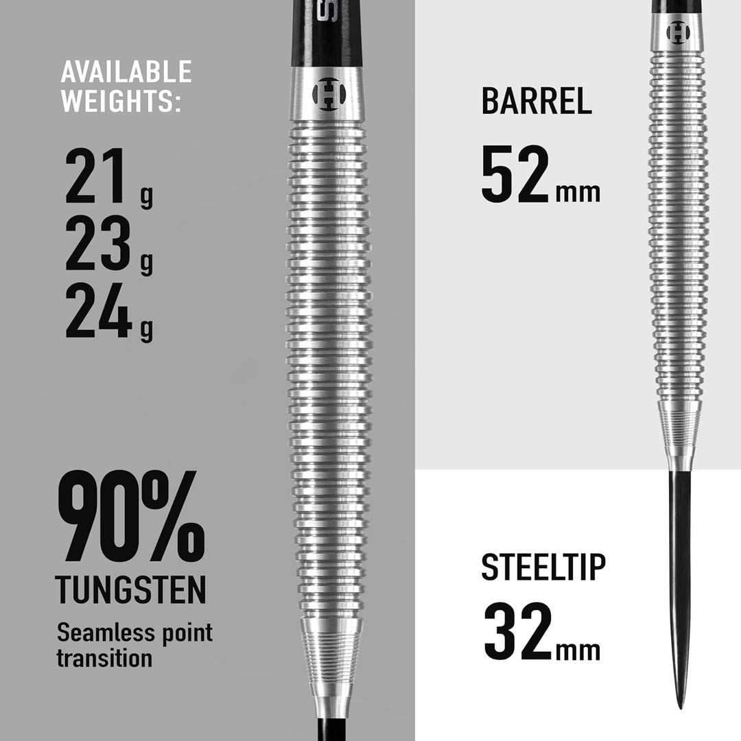 Harrows Steel Darts Shard 90% Tungsten Steeltip Dart Steeldart Hochwertiger Tungsten Dart Dartpfeile