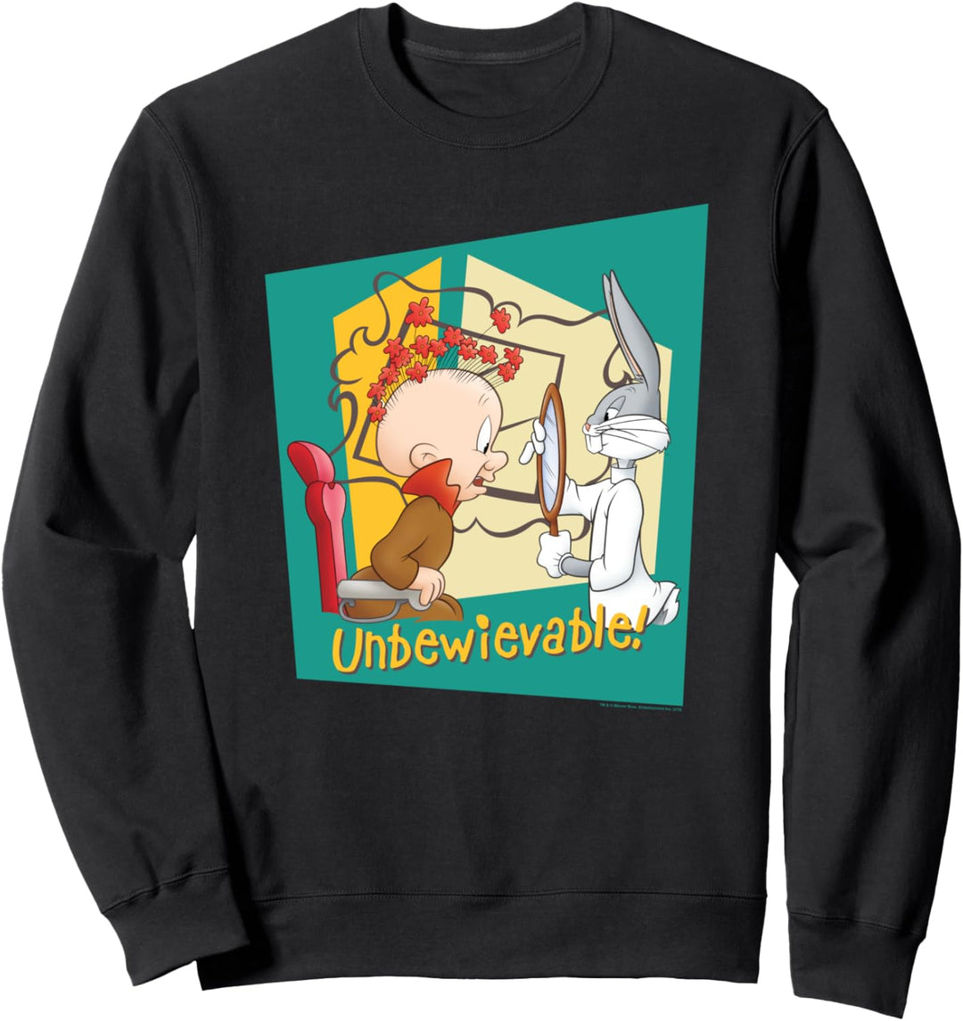 Looney Tunes Bugs and Elmer Unbewievable Sweatshirt