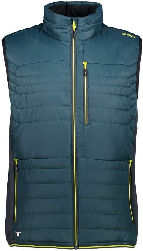 CMP Herren Gilet in Nylon Traspirante Con Spaziose Tasche Weste 46 Petrolium, 46 Petrolium