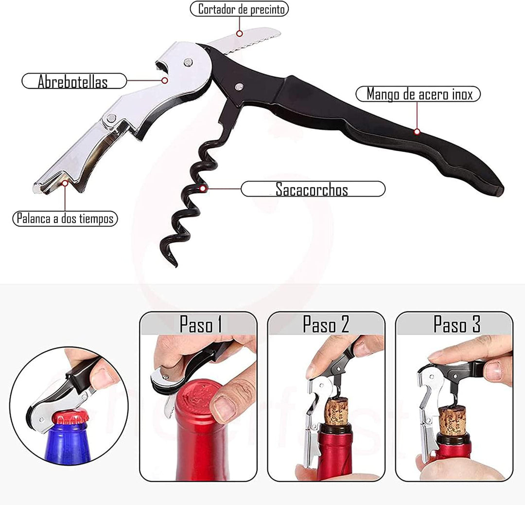 Humpti Originelle Geschenke für Herren, Geschenk-Set für Herren – Zubehör für Wein und Schach, Weinö