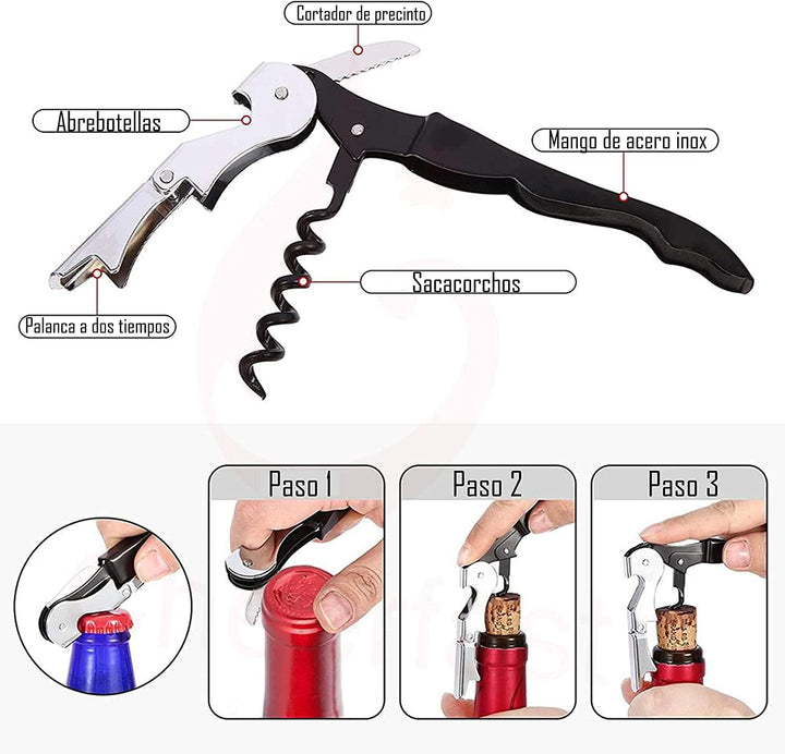 Humpti Originelle Geschenke für Herren, Geschenk-Set für Herren – Zubehör für Wein und Schach, Weinö
