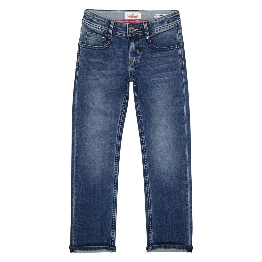 Vingino Jungen Basic Jeans 92 Blue Vintage, 92 Blue Vintage