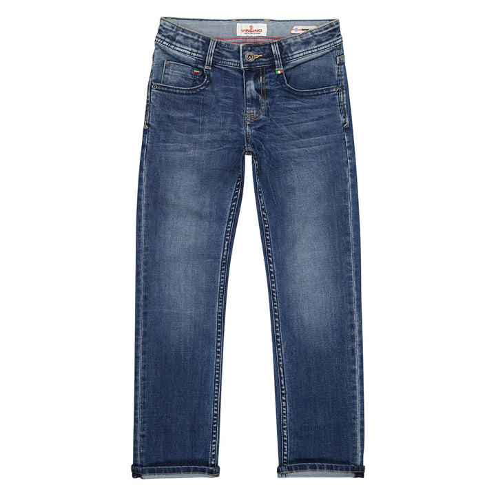 Vingino Jungen Basic Jeans 92 Blue Vintage, 92 Blue Vintage