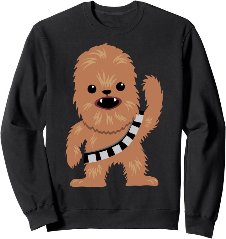 Star Wars Chewbacca Waving Hello Cartoon Sweatshirt