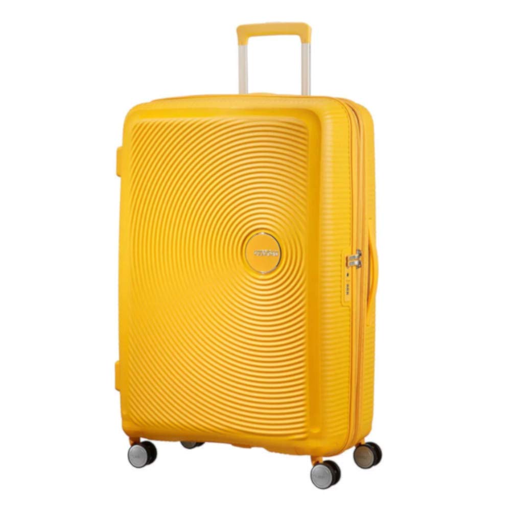 American Tourister Soundbox - Spinner L Erweiterbar Koffer, 77 cm, 110 L, Gelb (Golden Yellow) Gelb