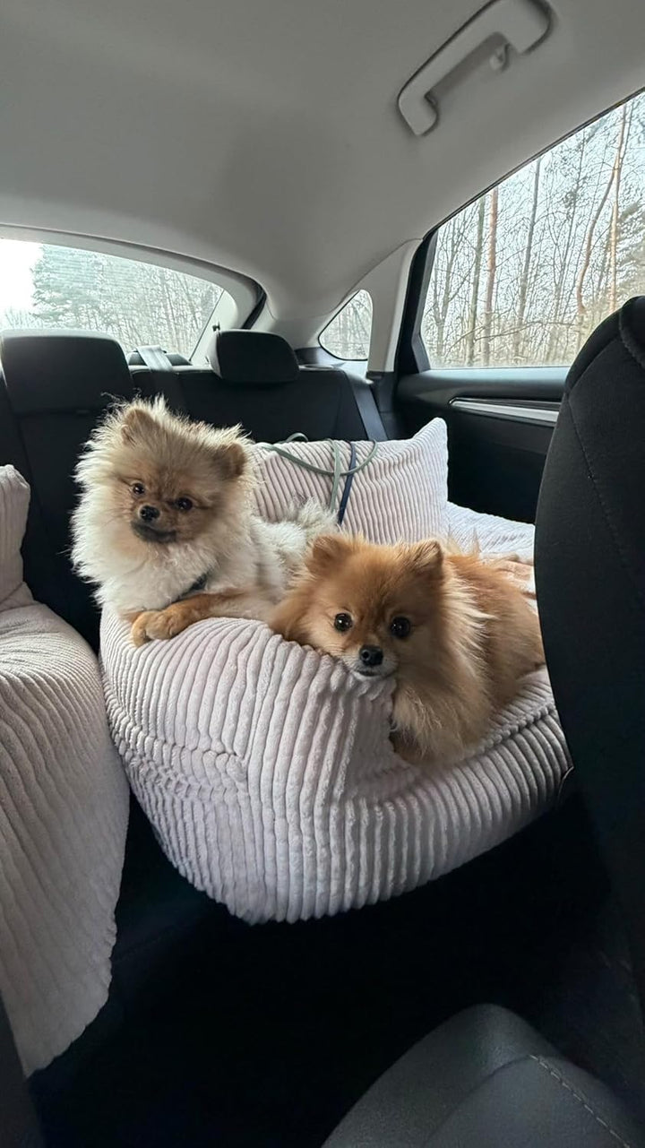 Personalisiert Hunde Autositz, Autositze Hund Rückbank mit Leine, Hundeautositz mit Hundenamen, Hund