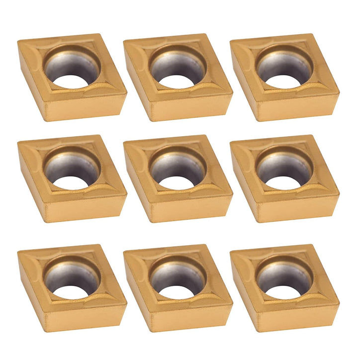 CNC Hartmetall Einsatzschneider, 10pcs Wendeschneid Drehmaschine Fräseinsätze Drehen Werkzeuge mit B