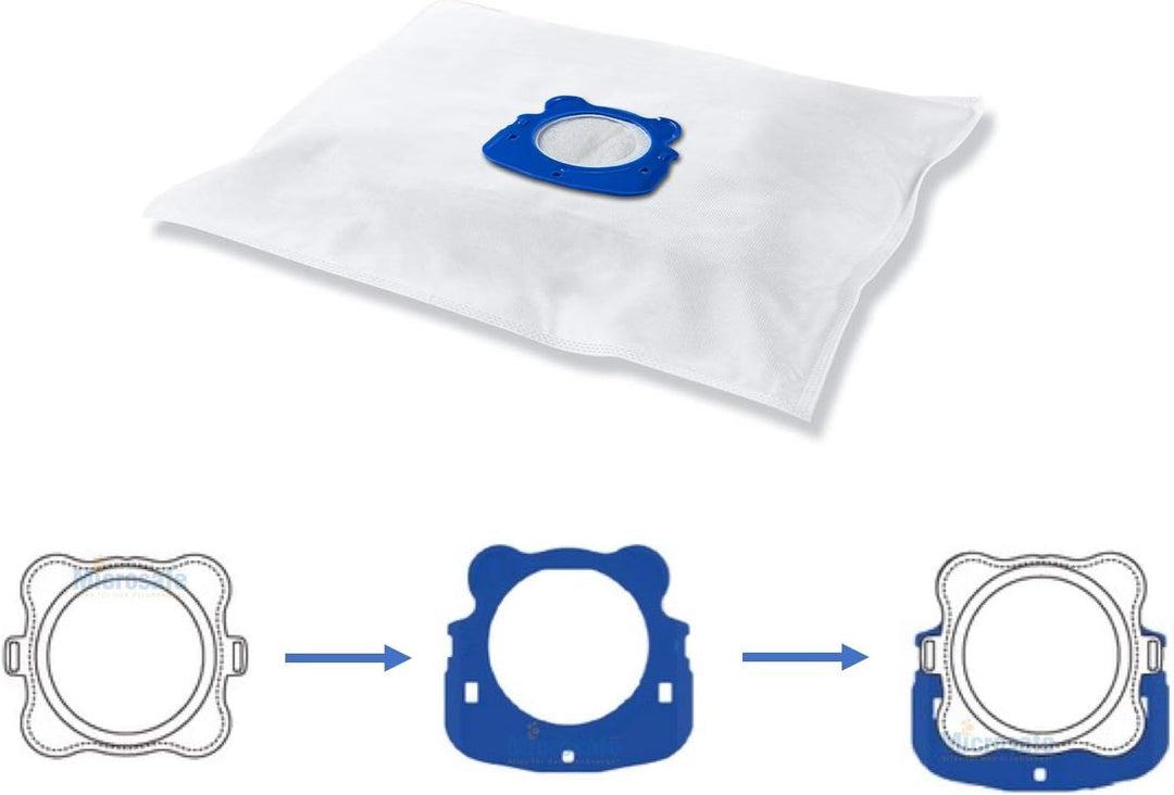 20 Staubsaugerbeutel alternativ für Rowenta Wonderbag Compact WB305120, Wonderbag universal WB406120