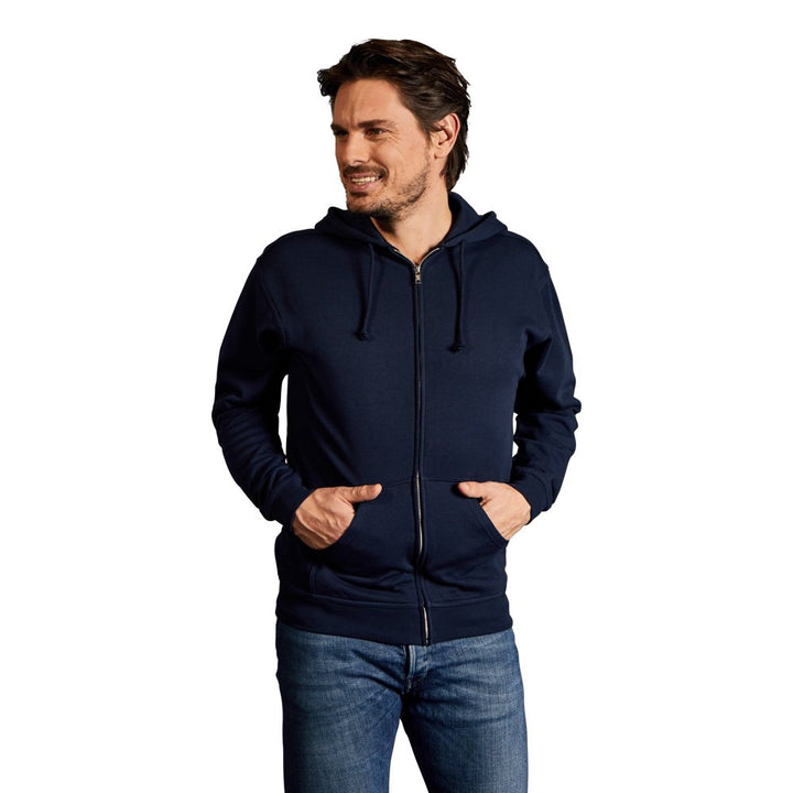 Zip Hoodie Jacke 80-20 Herren, Marineblau, L