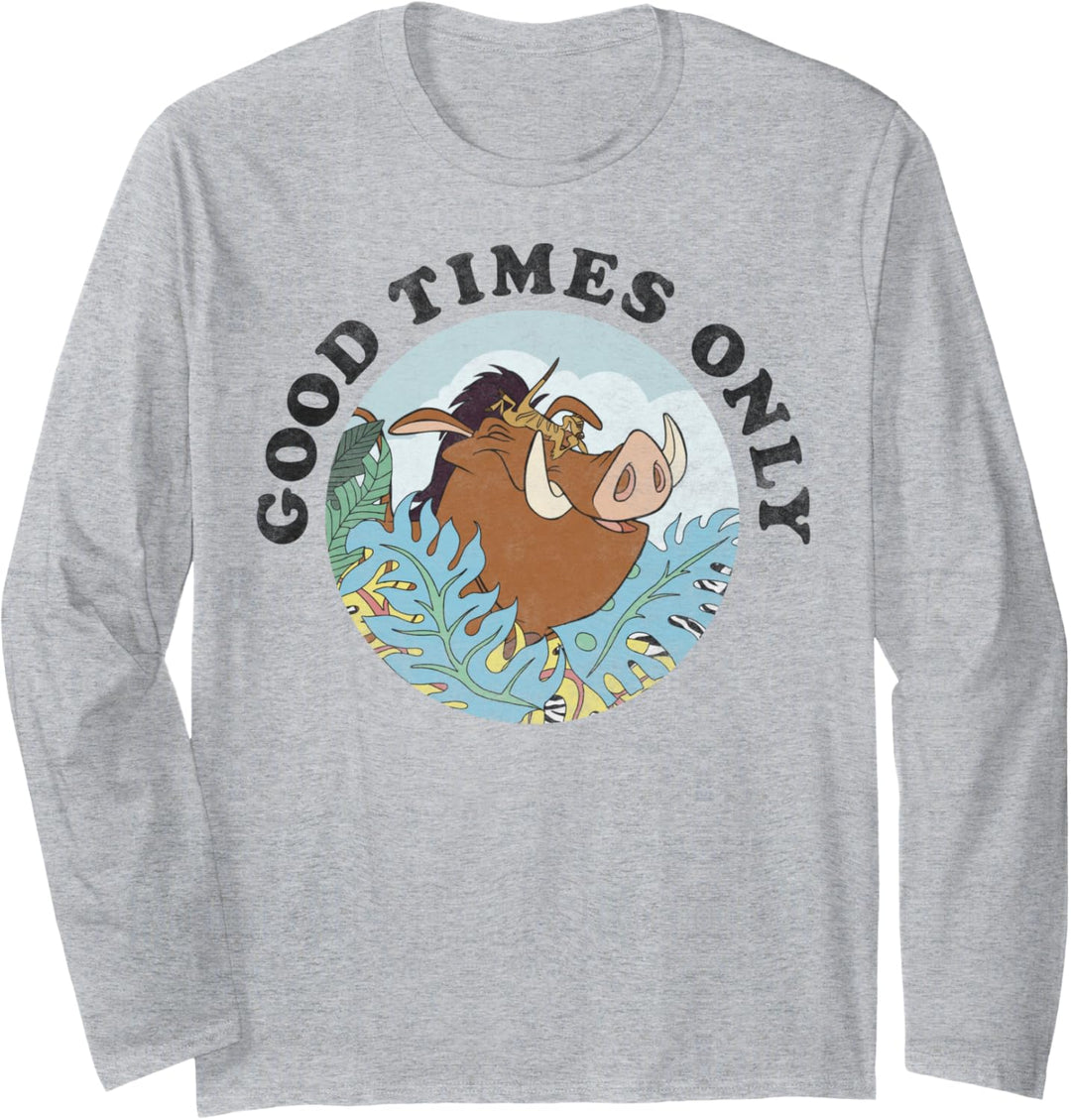 Disney Lion King Timon & Pumba Good Times Only Langarmshirt