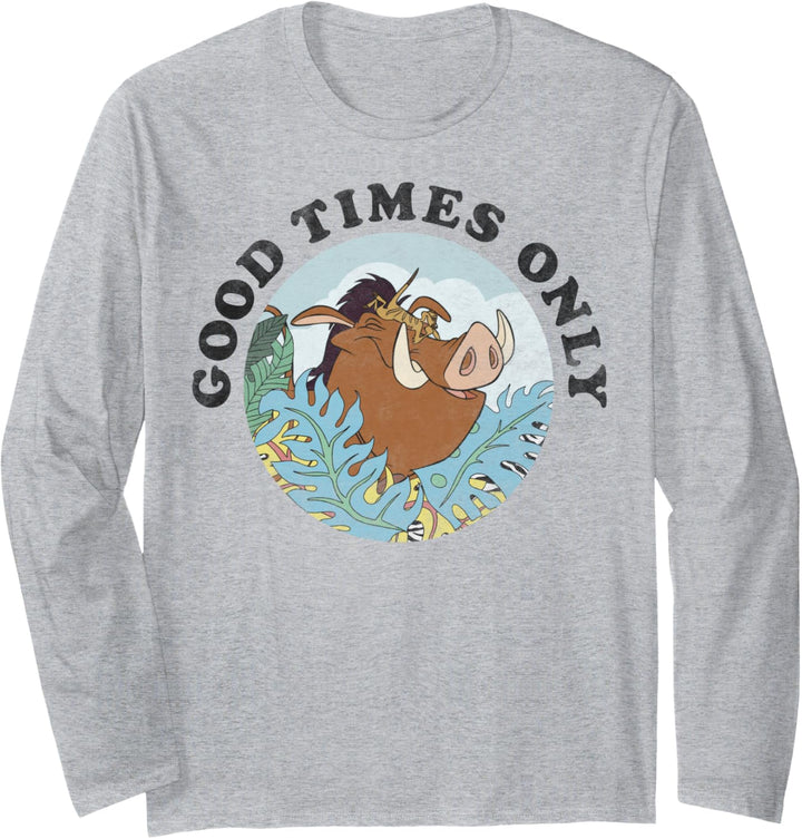 Disney Lion King Timon & Pumba Good Times Only Langarmshirt