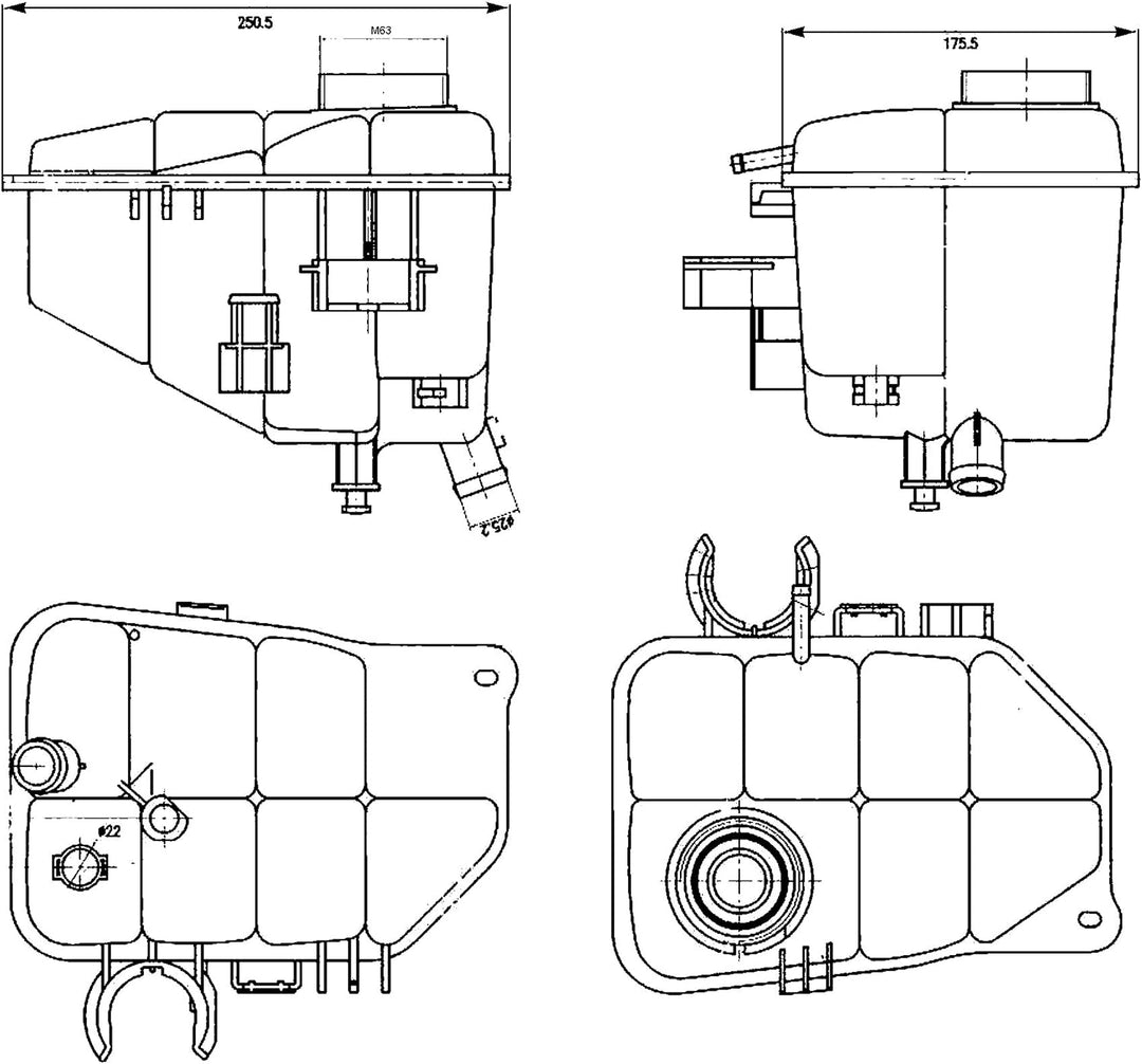 MAHLE CRT 126 000S Ausgleichsbehälter BEHR