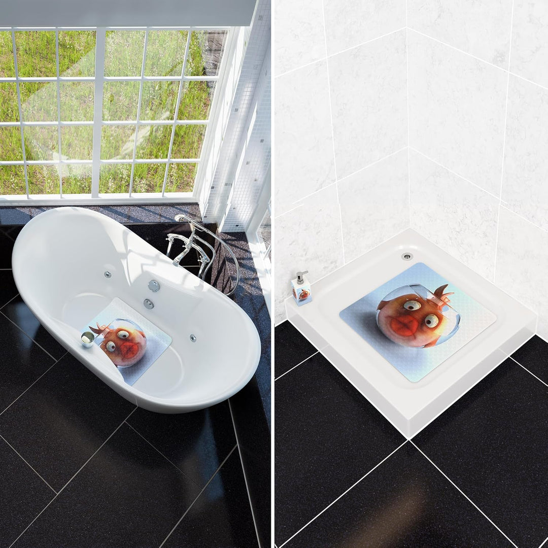 Sanilo Badematte 53 x 53 cm, rutschfeste Duschmatte für Dusche und Badewanne, Antirutschmatte maschi