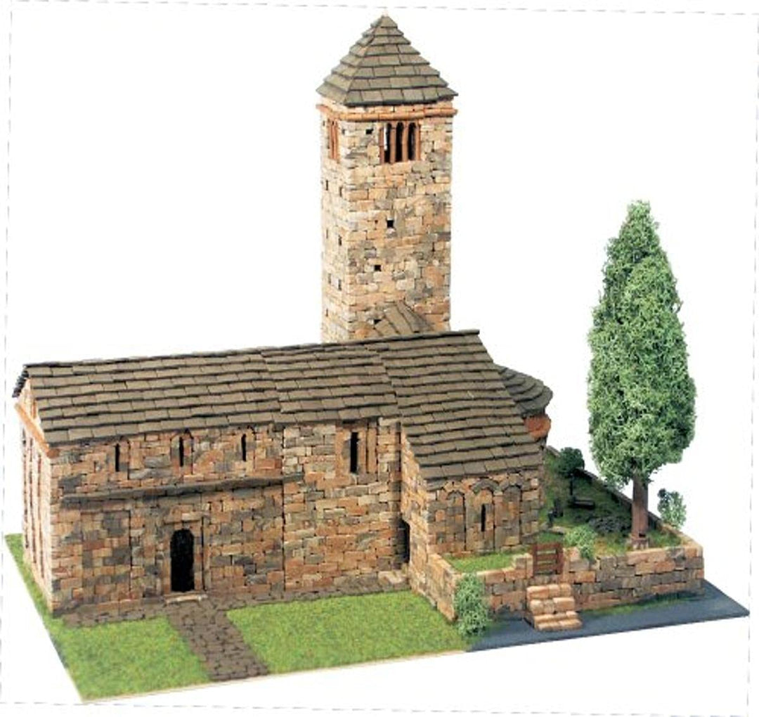 DOMUS-KITS Domus Kits40091 3807 Teile Romanica 14 S. Pedro De Larrede Kirche Modell, Massstab 1:65,