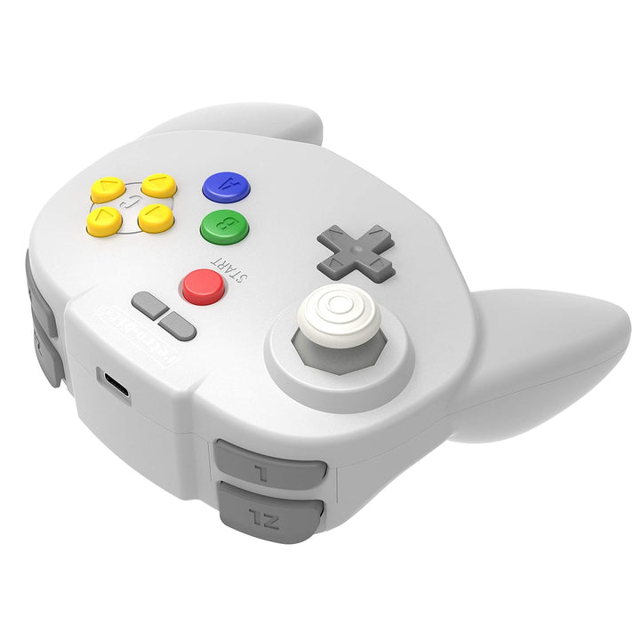 Retro-Bit Tribute64 2.4GHz Wireless Controller for N64SwitchPCMac and other USB devices - Grey [ ]