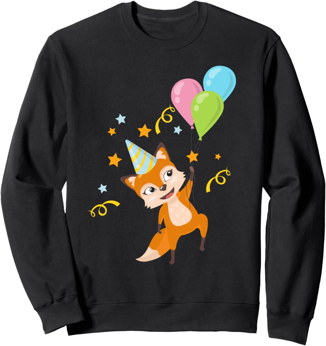 Waldbewohner Geburtstag Waldtier Tierfreund Kinder Fuchs Sweatshirt