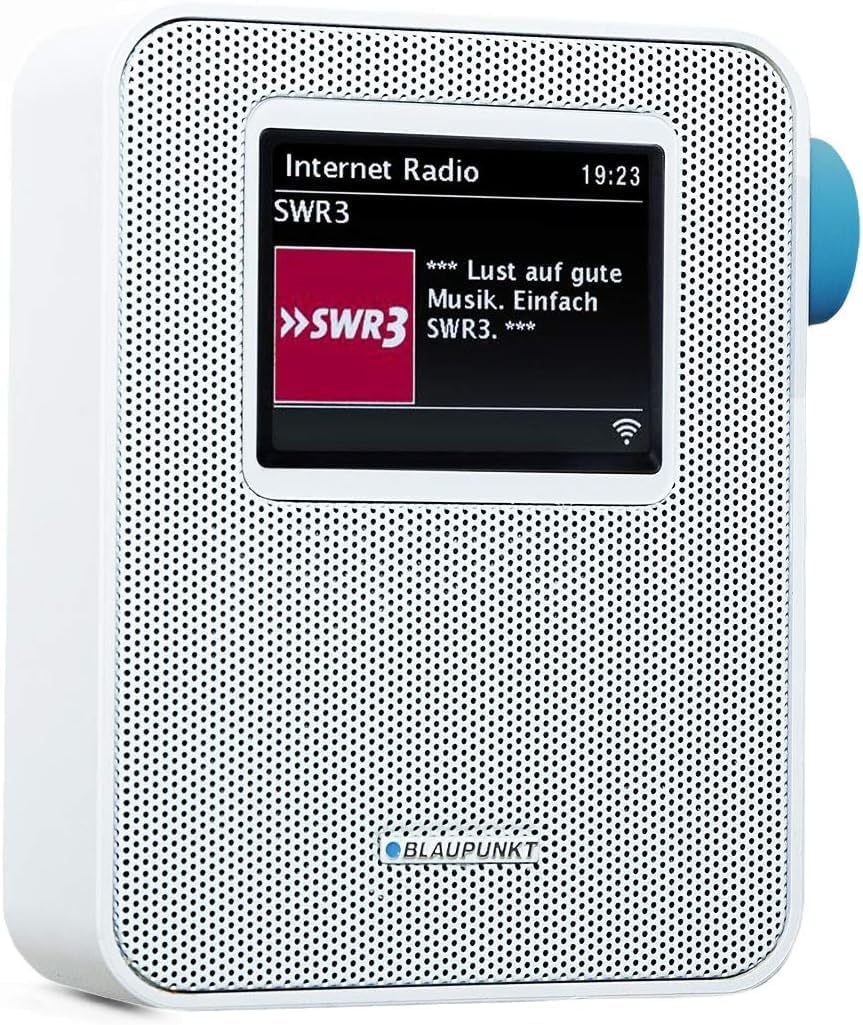 BLAUPUNKT PIB 100 Steckdosen Internetradio, WLAN Empfang, grosses Farb-Display, Steckdose Digital Ra