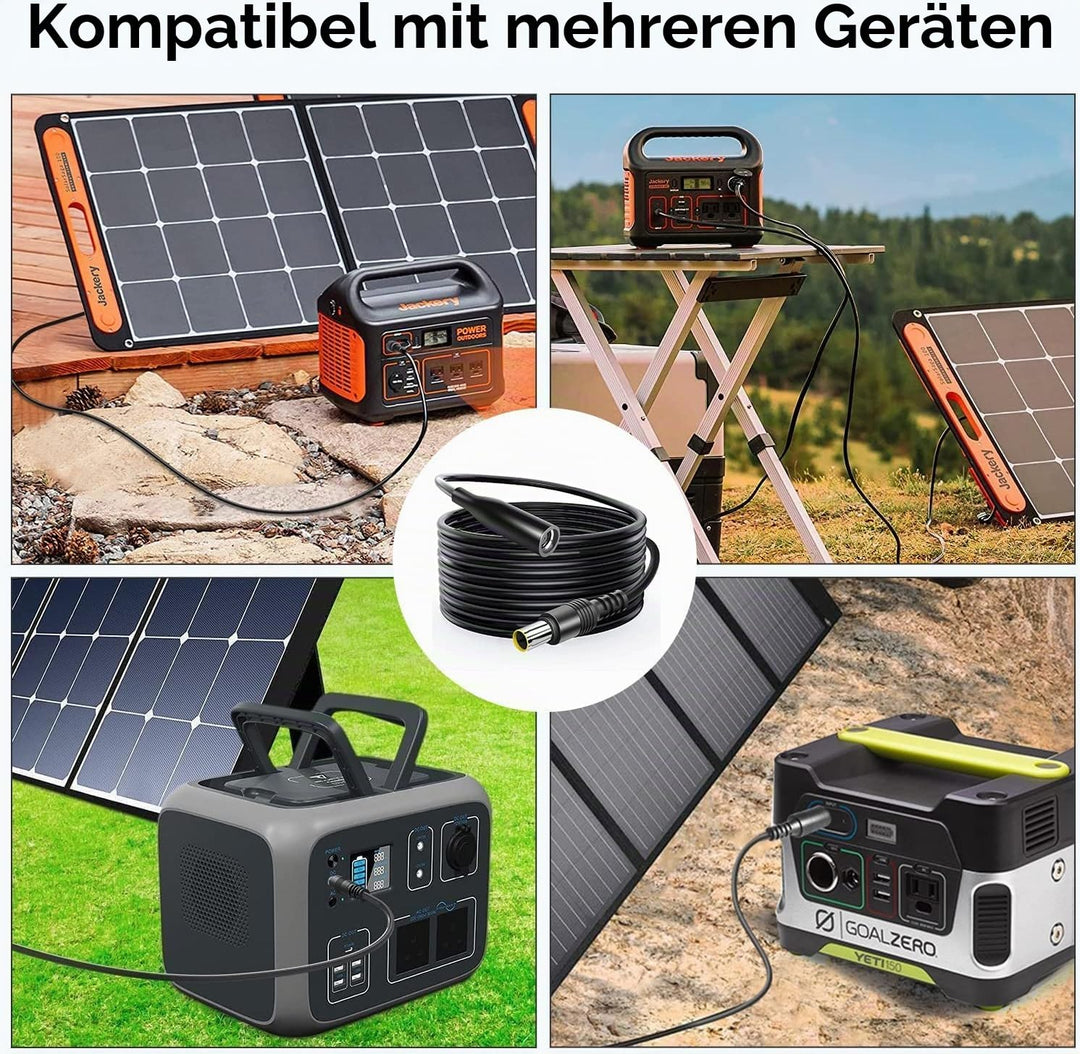 KFD 8,0MM Verlängerungskabel Solarpanel SolarSaga 100 von Jackery Solarmodul Kabel für Jackery 60W 1