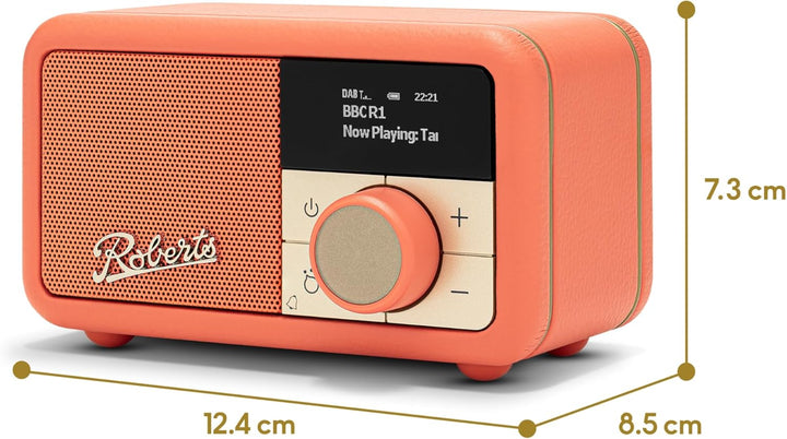 Roberts Revival Petite 2 DAB+/FM/Bluetooth Radio Orange, Orange