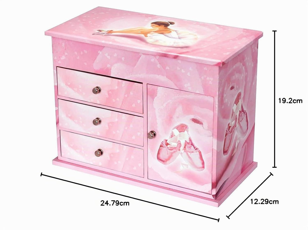 Trousselier Paris TROUS237000 Trousselier - Ballerina - Grosse Musikschmuckdose - Spieluhr - Farbe r