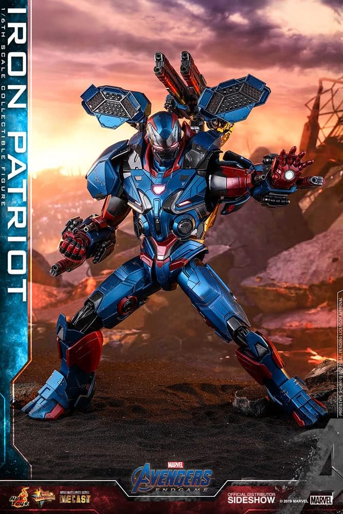 Hot Toys - 1:6 Iron Patriot Figur - Avengers: Endgame, HT904924, Mehrfarbig