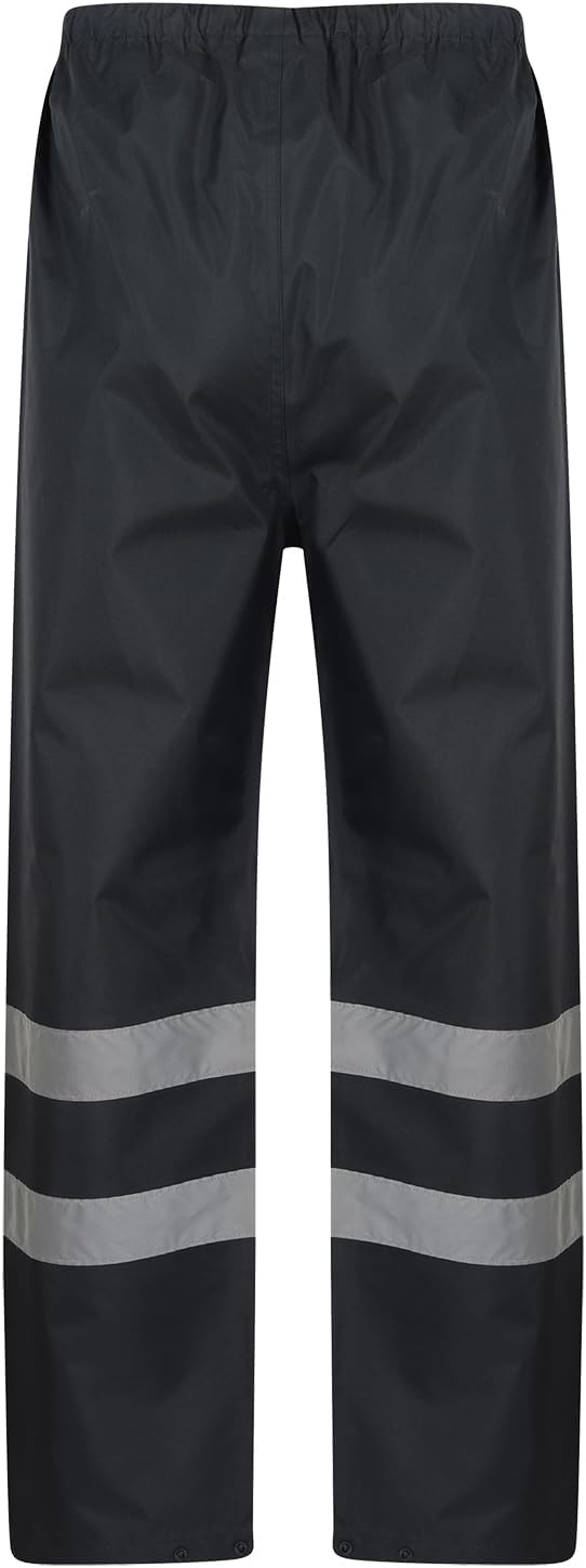 FAIRY TRENDZ LTD Herren-Regenhose, hohe Sichtbarkeit, wasserdicht, reflektierend, für die Arbeit, Si