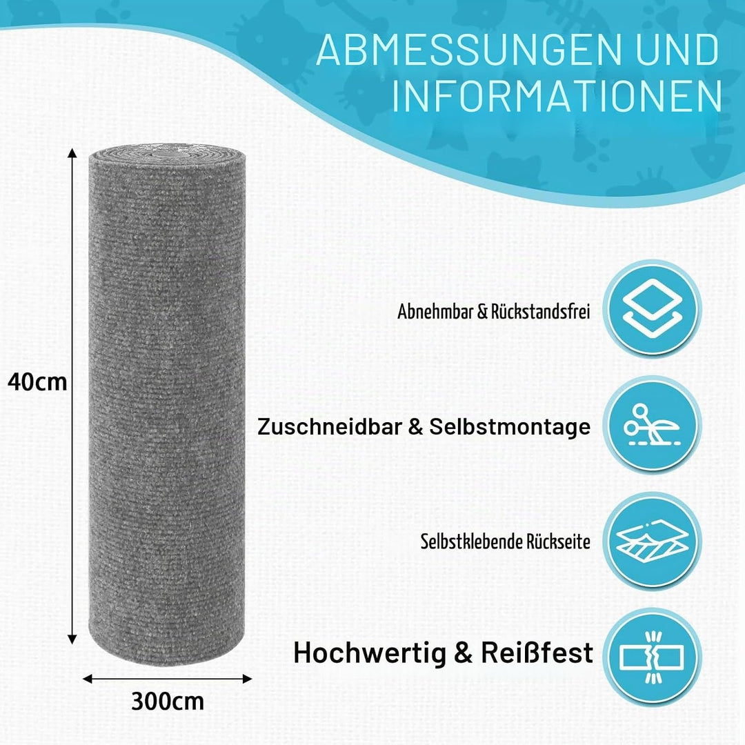 Kratzmatte Katze selbstklebend Kratzteppich Katze Wand Kratzbretter Sofa Kratzschutz Kratzmatte für
