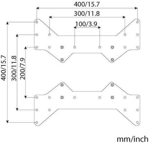 myWall H17CL VESA Adapter 200 x 200 bis 400 x 400 20 Jahre Garantie