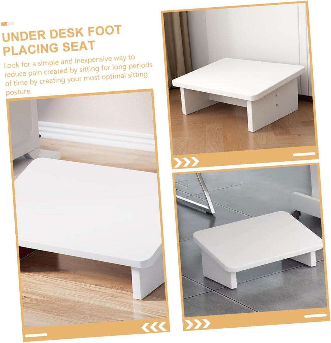 TEHAUX Fusshocker 30cm rutschfest Schräge Fussstütze für Büro Homeoffice Ergonomische Sitzgelegenhei