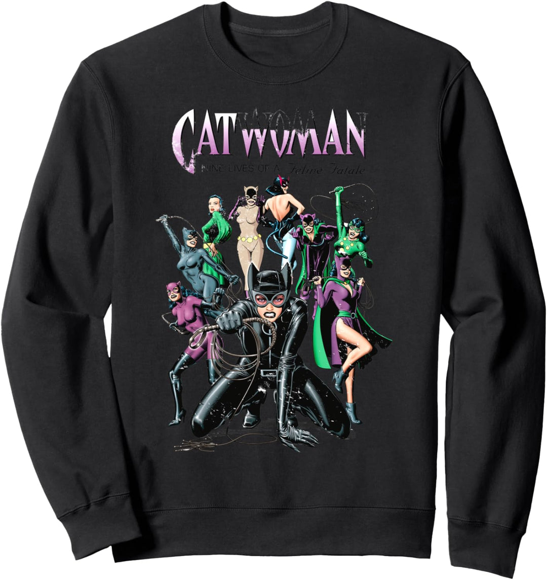 DC Catwoman Cover Nine Lives Sweatshirt
