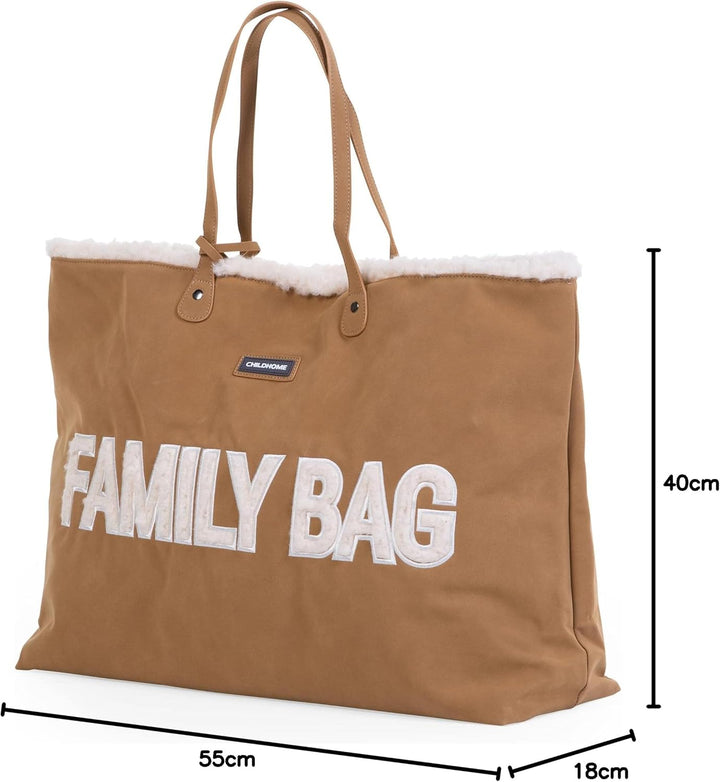 Childhome, Family Bag, Wickeltasche, Reise-/Wochenendtasche, grosses Fassungsvermögen, abnehmbare Ta