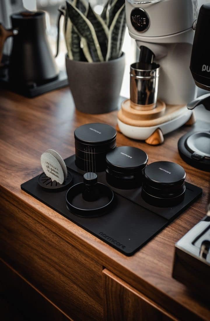 Normcore Tampermatte V2, Tamping Matte aus Premium Silikon, Tamperstation, Anti-Rutsch, Kaffee Stamp
