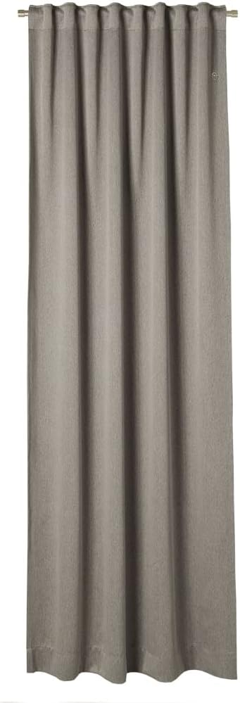 Joop! Living Vorhang mit verdecktem Schlaufenband Pure Farbe Umbra Grösse 130x250cm Einfarbig Blickd