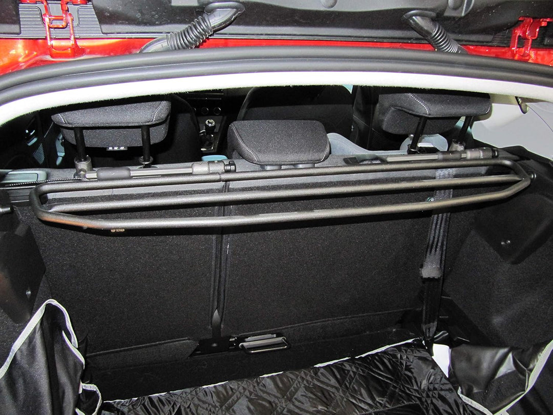 ERGOTECH Trenngitter Hundegitter für Renault Captur (ab BJ 2020), RDA65HBG-2HXXS, für Hunde und Gepä