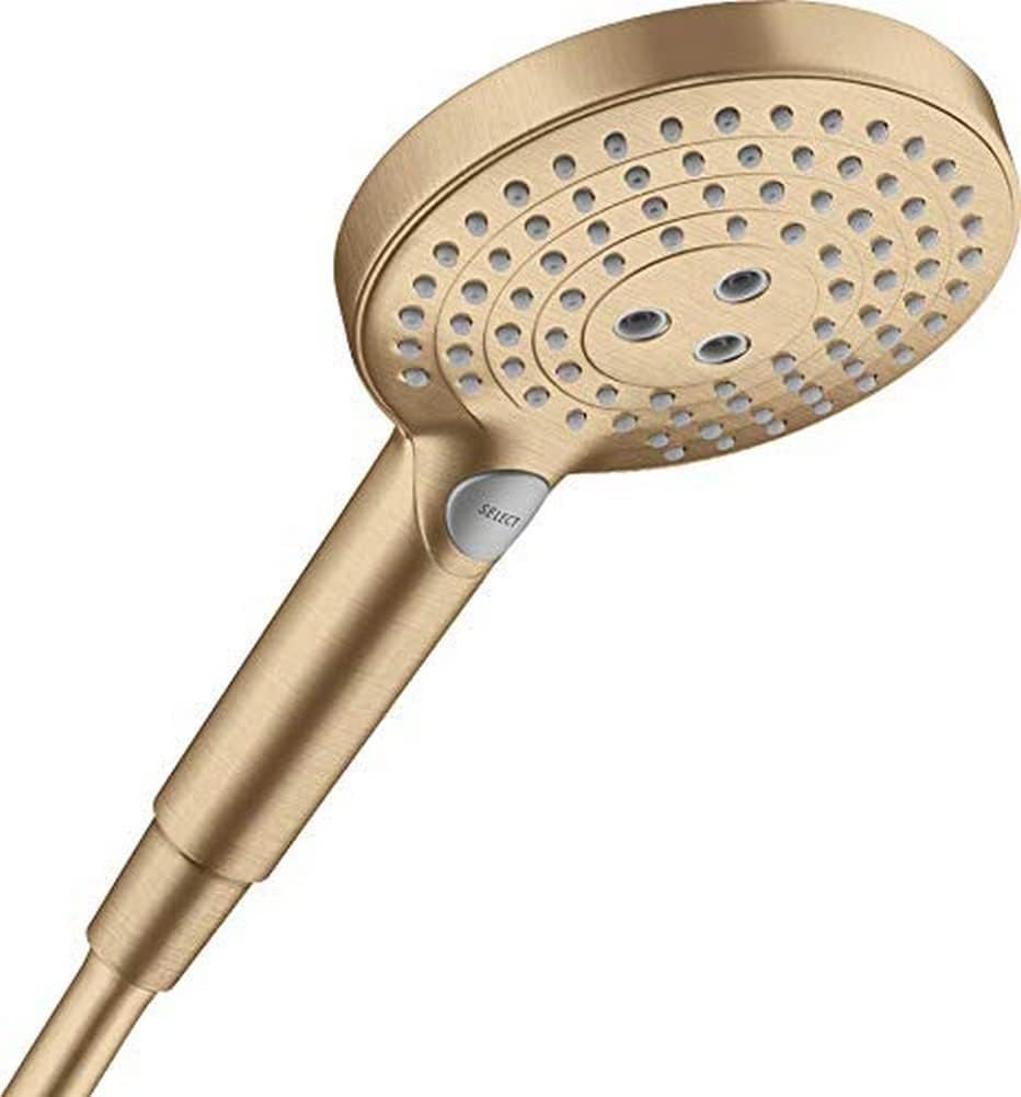 hansgrohe Duschkopf Raindance Select S 120 (Regendusche, 3 Strahlarten), Brushed Bronze Brushed Bron