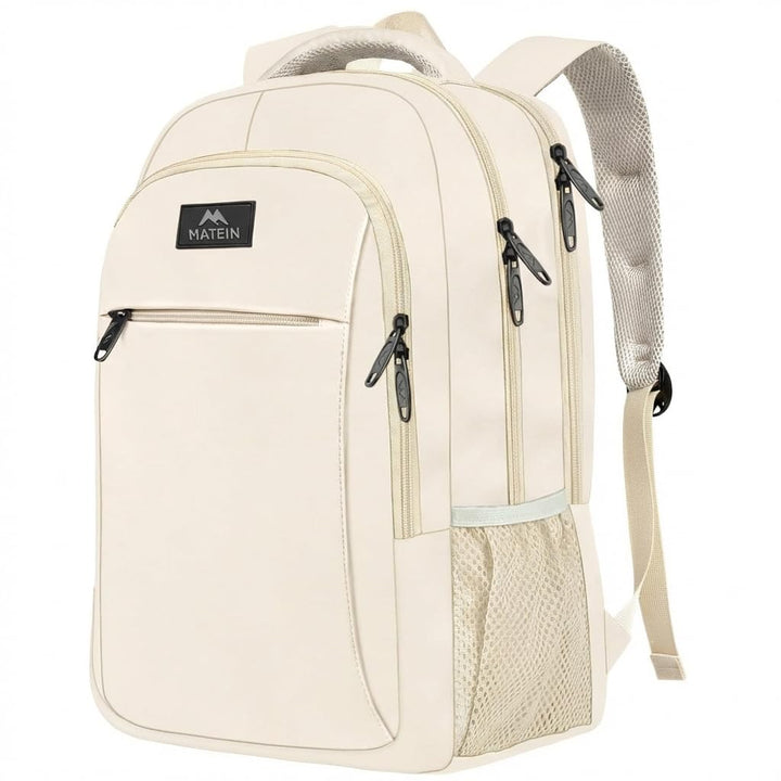MATEIN Laptop Rucksack 15,6 Zoll Notebook Arbeitsrucksack Damen Elegant mit USB Ladeanschluss und La