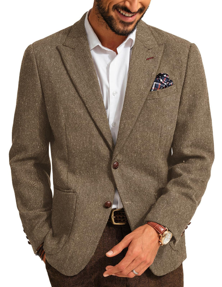 PJ PAUL JONES Sakko Herren Blazer Regular Fit British 2 Knöpfe Modern Business Jackett Blazer XL Kaf