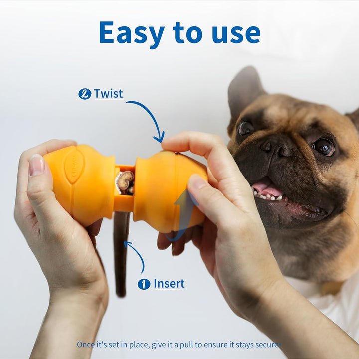PetClan Chewise Bully Stick Halter – Ultimative Sicherheit & Robustes Design, BPA-frei, Verhindert E