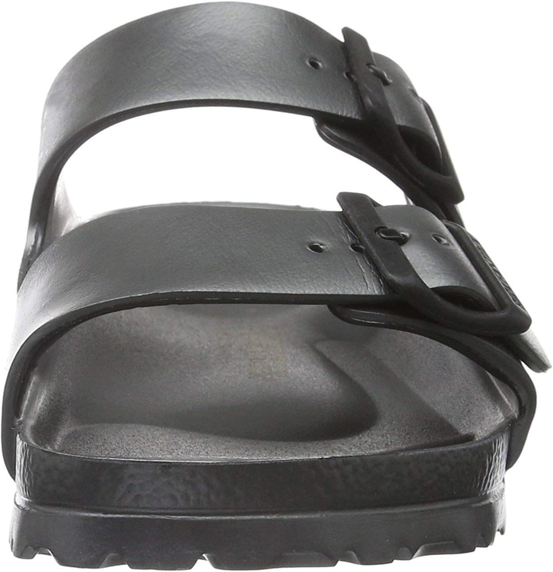BIRKENSTOCK Herren Arizona Geöltes Leder Weit Pantoletten 42 EU Grau, 42 EU Grau
