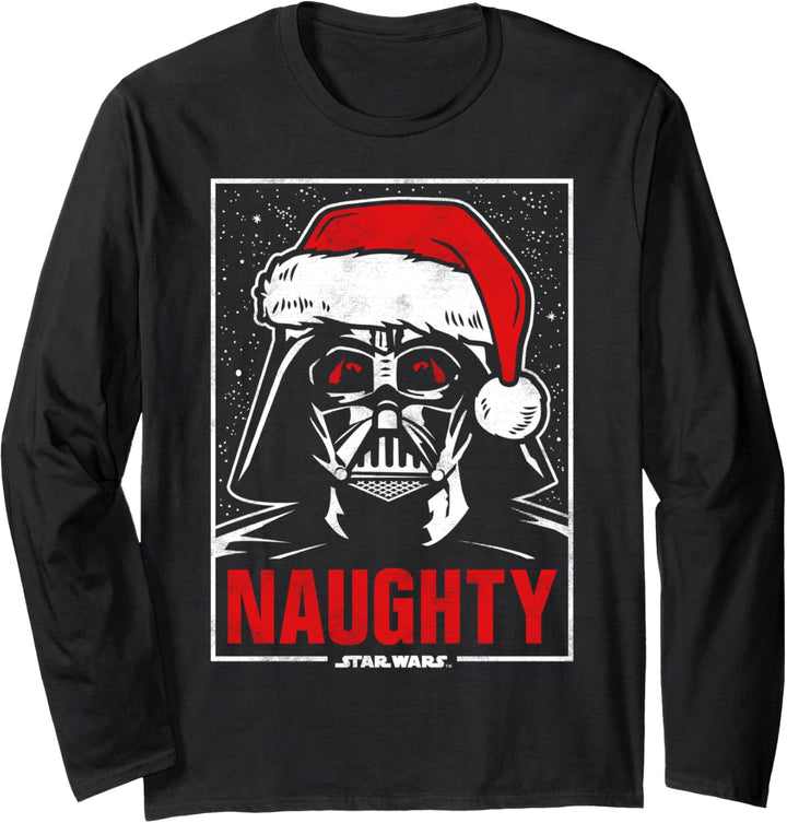 Star Wars Darth Vader Naughty Poster Langarmshirt