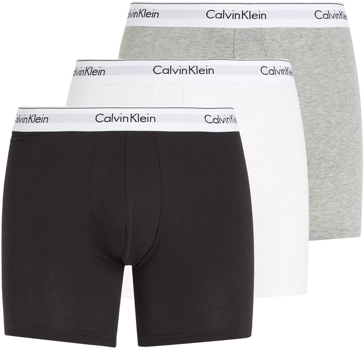 Calvin Klein Herren Boxer Brief 3Pk M Mehrfarbig (Black/ White/ Grey Heather)