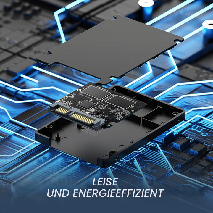 KingSpec 1TB 2.5" SATA SSD Festplatte Intern SATA 3 interne SSD 3D NAND Flash, kompatibel mit Deskto