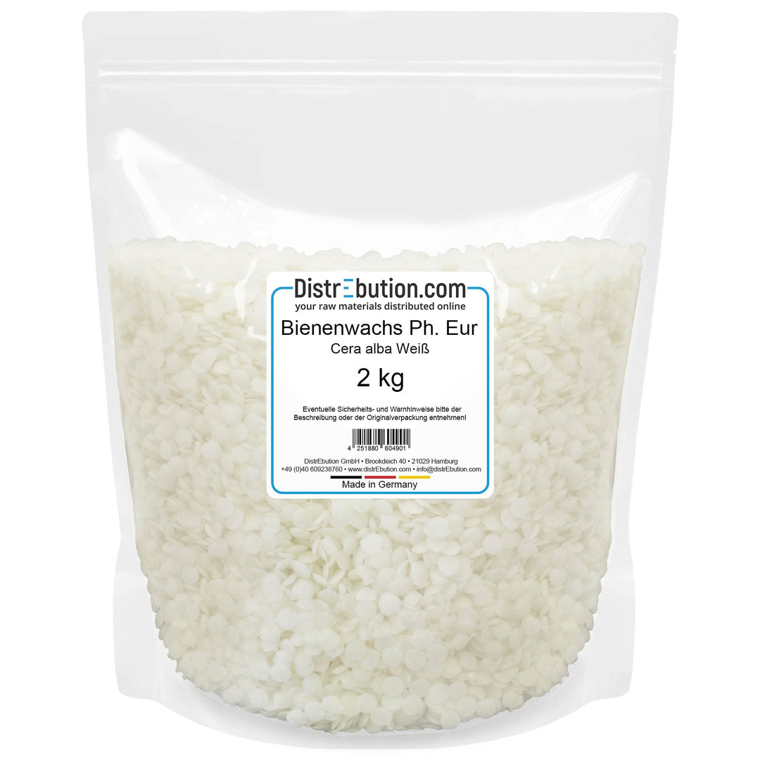 Bienenwachs Pastillen 2 kg weiss Ph.Eur. DIY Naturkosmetik Bienenwachstücher